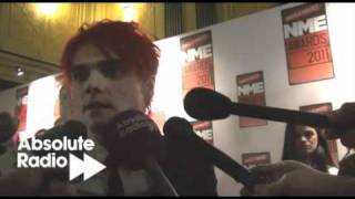 Gerard Way My Chemical Romance interview  UK fans [upl. by Nnalatsyrc]