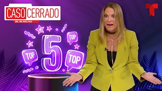 ESPECIAL DE CASO CERRADO los 5 programas más vistos en 2022 [upl. by Anerual]