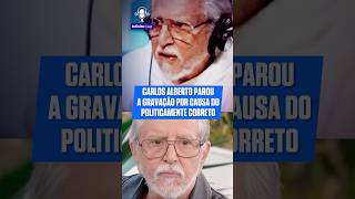 Carlos Alberto parou a gravação por causa do politicamente correto ✂️ podcast sbt apracaenossa [upl. by Ares168]