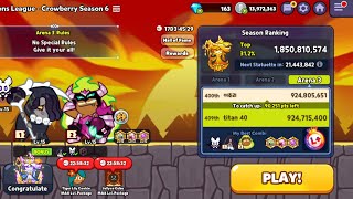 Cookie Run Ovenbreak  Champion LeagueCrowberry Season 6 Arena 3 [upl. by Philbrook]