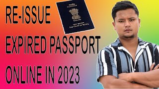 How to renew expired passport online  Passport Renewal Process  Expired Passport kaise renew kare [upl. by Berkin]