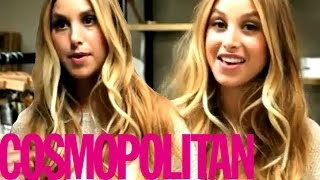 Whitney Port interview backstage of Olay photoshoot 2013 [upl. by Annocahs338]