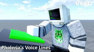 Phalerias Voice Lines  20WOOFRBLX Sound Effects [upl. by O'Shee490]