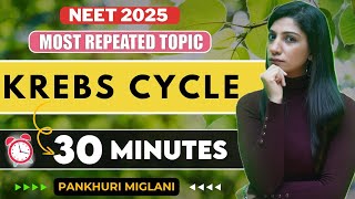 Krebs Cycle😱🥁🥁🔥🔥🔥Respiration in Plants8 marks sureNeet 2025Aiims DelhiPankhuri Miglani [upl. by Shaddock]