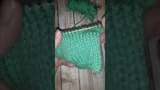 How to Knit Stockinette Stitch shorts [upl. by Irrac]