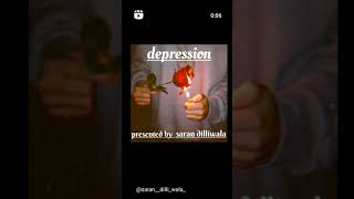 depression song official teaser saran dilliwala [upl. by Attenaz]