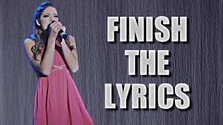 FINISH THE LYRICS  VIOLETTA 5 [upl. by Scarito]