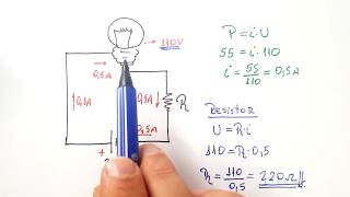 Lâmpada de 110V em Tomada de 220V  Resistor em Série Técnica 01 [upl. by Cecilio]