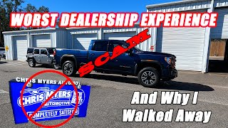 The WORST Dealership Experience SCAM  Why I Walked Away from Buying a GMC 2500HD AT4 [upl. by Jezebel394]