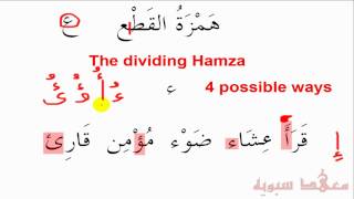 Arabic for beginners Lesson 13 Hamzatul Qat همزة القطع [upl. by Hosea680]