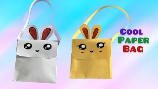 Origami Paper Bag  How To Make Paper Bags with Handles  Origami Gift Bags [upl. by Pitts309]