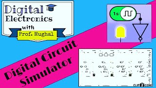 1 Introduction to Digital Gate Circuit Simulator App [upl. by Kcitrap]