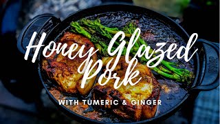 Honey Glazed Pork with Tumeric and Ginger  Hill Farm Real Food  Hunter Gatherer Cooking HGC [upl. by Attevaj]