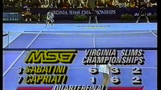 Gabriela Sabatini v Jennifer Capriati WTA 1992 pt3 [upl. by Clarisse]