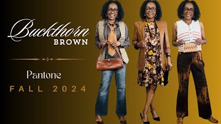 Styling Fall Outfits inspired by Pantone 2024 Fashion Color Trends [upl. by Eellac]