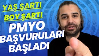 POLİSLİK PMYO BAŞVURULARI BAŞLADI PMYO YAŞ VE BOY ŞARTI [upl. by Eellah234]