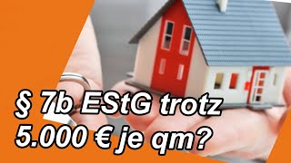 SonderAfA nach § 7b trotz 5000 EUR je qm [upl. by Siward145]