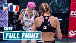 PELEA FEMENINA COMPLETA I Celine VS Alana I Combate Global [upl. by Wunder530]