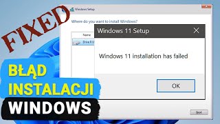 ☑️ Błąd instalacji systemu Windows 11 Jak to naprawić [upl. by Aelahc]