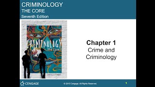 Chapter 01 Lecture on Crime and Criminology [upl. by Solracsiul324]