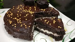 3 ingredients Chocolatey Cake Without ChocolateOreo cake recipe cakerecipe [upl. by Akemhs376]