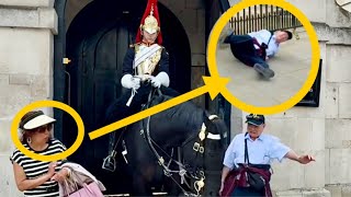 Unforgettable Encounter with the Royal Guard Horse A Lesson Learnedquot [upl. by Herb]