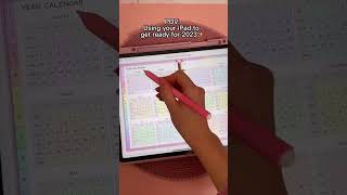 POV using your iPad to get ready for 2023 ✨ iPad Pro  goodnotes digital planner 2023 [upl. by Akamahs]