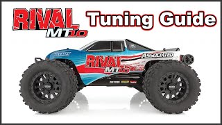 Team Associated Rival MT10 Tuning Guide razortuned [upl. by Lazor]