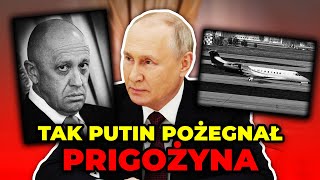 Władimir Putin przerwał milczenie po śmierci Prigożyna Tak go pożegnał [upl. by Koziel]