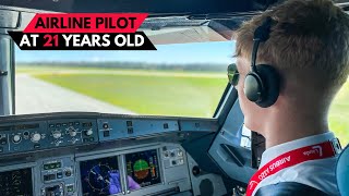 How I Became An Airline Pilot At 21 [upl. by Ynohtnael]