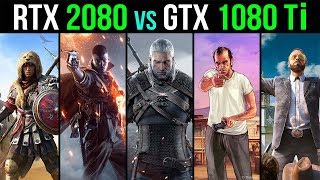 RTX 2080 vs GTX 1080 Ti  5 Games  4K Resolution [upl. by Dalila]