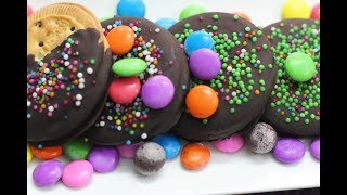 How to make chocolate dipped cookies home  very easy [upl. by Themis]