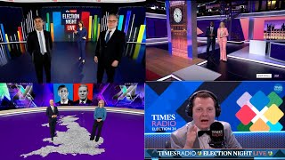 2024 UK Election All TV and radio network intros and openers for election special broadcasts [upl. by Maggs454]