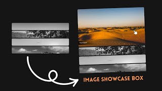 Image Gallery Showcase Box Design  HTML amp CSS Tutorial [upl. by Tammy700]