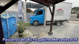 WD40 na Gabine da Mercedes 709 [upl. by Mogerly]