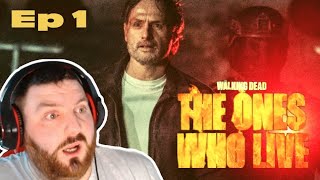 THE WALKING DEAD  THE ONES WHO LIVE  EPISODE 1 quotYEARSquot  REACTION [upl. by Yuht529]