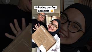 Unboxing our first Corkcicle unboxing corkcicle [upl. by Egoreg]