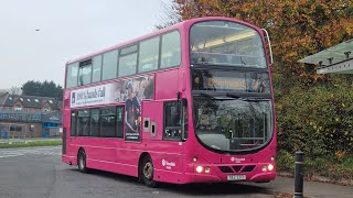 Translink Metro 2213  SEZ 2213  Route 3f  Wright Volvo B9TL Gemini 1  91124 [upl. by Quinton]