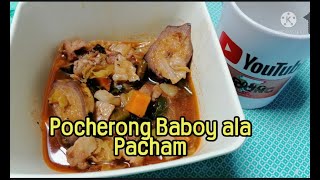 HOW TO COOK POCHERONG BABOY PANLASANG PINOY [upl. by Mccready]