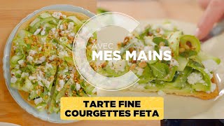 Tarte fine courgettes feta [upl. by Skyler]