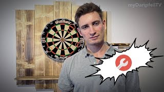 Dartboard Surround aus edlem Holz I Unboxing und Anleitung  myDartpfeil [upl. by Nomelc277]