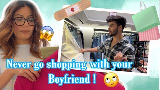 I Tried Shopping For My BOYFRIEND  Shopping Vlog  Doll Daundkar  Raj Wadhwani [upl. by Atinihs]