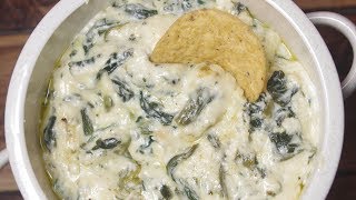 How To Make Hot Cheddar Cheese amp Spinach Party Dip  Recipe [upl. by Maillliw996]