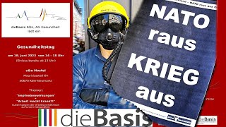 Impfnebenwirkungen WHO amp NATO im Fokus  aktionstag der partei dieBasis  362023 in köln [upl. by Morty]