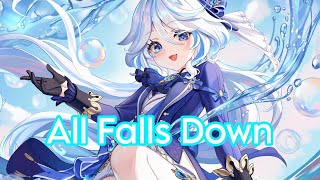 Nightcore  All Falls Down NEMESIS New Beat Order amp Rachel Morgan Perry Lyrics [upl. by Danie751]