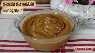 DULCE DE LECHE AREQUIPE receta básica fácil y perfecta [upl. by Ahsuas]