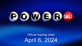 Powerball drawing for April 6 2024 [upl. by Mcclure]