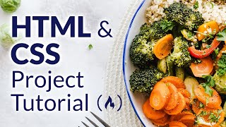 HTML amp CSS Project Tutorial  Build a Recipes Website [upl. by Clywd]