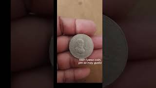 1981 1 peso coin [upl. by Initirb]