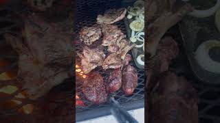 Tomahawk steak on grill [upl. by Stubbs]